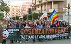 Manifestazione per la pace a Cosenza