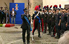 Carabinieri, col Spoto saluta militari