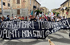 Manifestazione a Villa San Giovanni