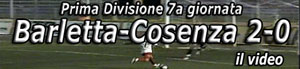 Video: Barletta-Cosenza 2-0