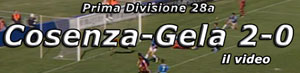 Video: Cosenza-Gela 2-0
